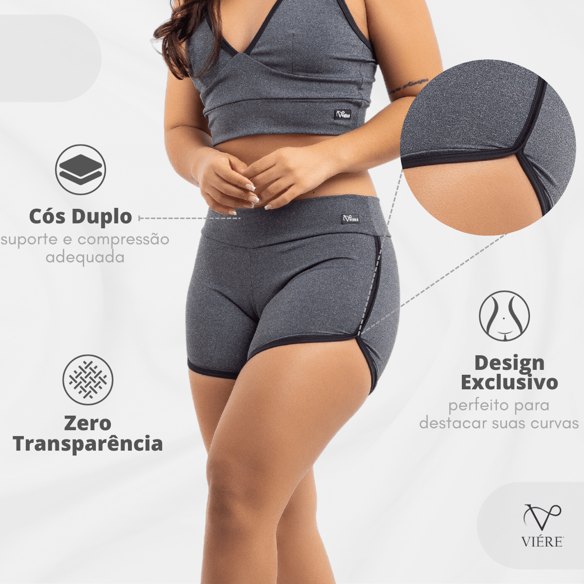 Calça Legging Levanta Bumbum Fitness Grossa Não Fica Transparente Cintura  Alta Para Academia